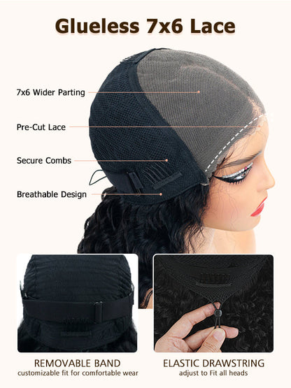 🔥Hot Sale 50% Off🎁Crazy Sale | Recommend 18"-32" Loose Deep Wave 13x6 Full Lace Frontal Wig No Code Needed