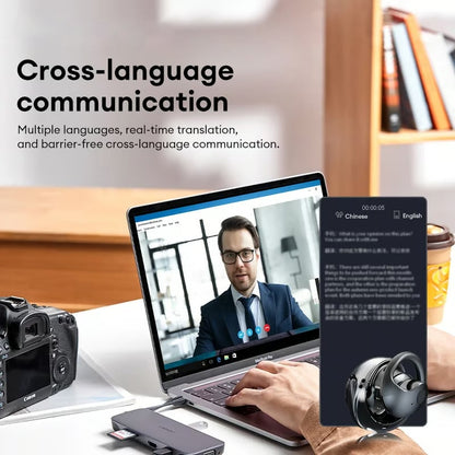 🏆LAST DAY SALE 60% OFF⏰AI Translation Wireless Bluetooth Translation Earbuds