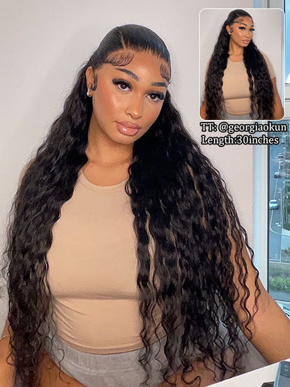 🔥Hot Sale 50% Off🎁Crazy Sale | Recommend 18"-32" Loose Deep Wave 13x6 Full Lace Frontal Wig No Code Needed