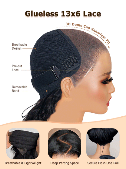 🔥Hot Sale 50% Off🎁Crazy Sale | Recommend 18"-32" Loose Deep Wave 13x6 Full Lace Frontal Wig No Code Needed