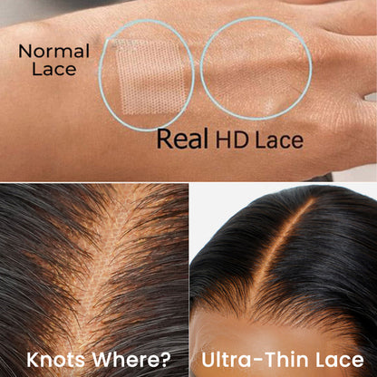 🔥Final 3 Hours: 69%OFF🔥 Glueless Butterfly Layered Wig Loose Wave 13x4 HD Lace Human Hair Wig