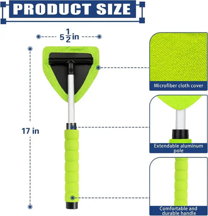 Car Windshield Cleaning Tool Set – Uitschuifbaar & 180° Draaibaar|🔥HOT SALE 57% OFF🔥