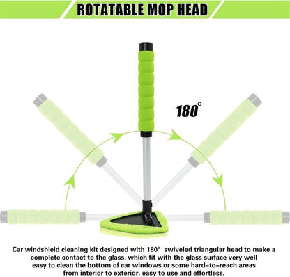 Car Windshield Cleaning Tool Set – Uitschuifbaar & 180° Draaibaar|🔥HOT SALE 57% OFF🔥