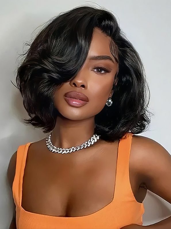 🔥80% OFF Today Only! Layer Cut Straight Short Bob Wig 13×4 HD Lace Pre-Everything Glueless Wig