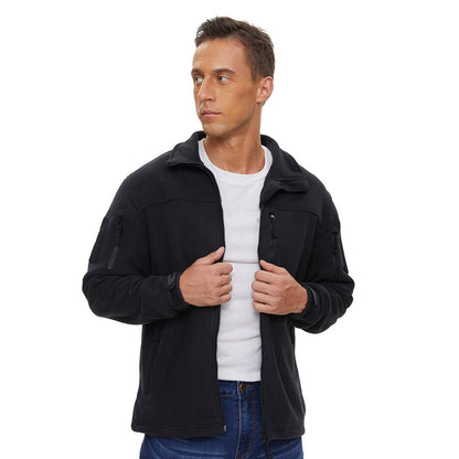 🔥LAST DAY 50% OFF🍂Men's Tactical Fleece Jackets Full Zip Coat with Multi Pockets