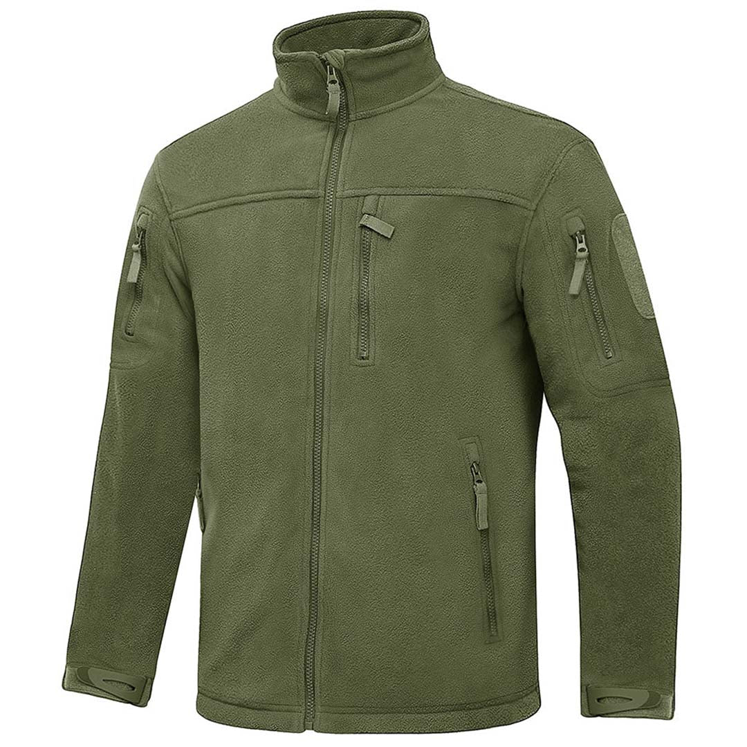 🔥LAST DAY 50% OFF🍂Men's Tactical Fleece Jackets Full Zip Coat with Multi Pockets