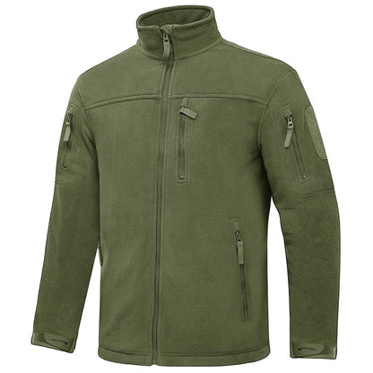 🔥LAST DAY 50% OFF🍂Men's Tactical Fleece Jackets Full Zip Coat with Multi Pockets
