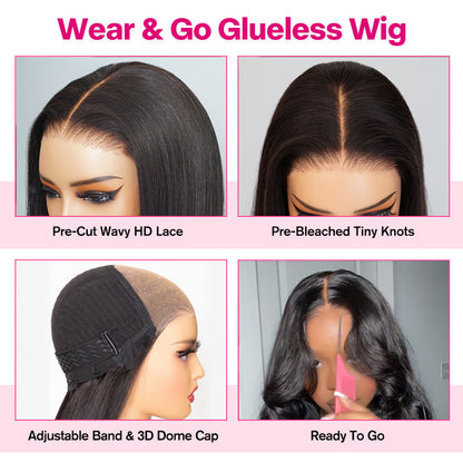 🔥Final 3 Hours: 69%OFF🔥 Glueless Butterfly Layered Wig Loose Wave 13x4 HD Lace Human Hair Wig