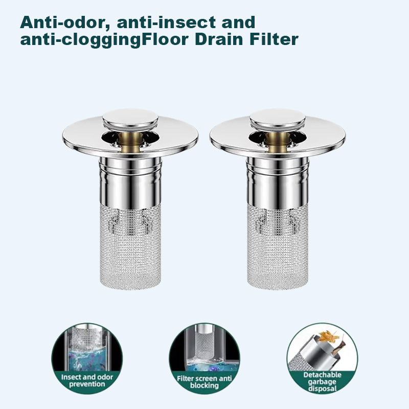 🏆Last Day Promotion 49% OFF🏆Pop Up Sink Drain Strainer--🛀Removes odors and prevents blockages