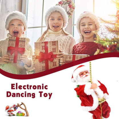 🔥 Start preparing now-Up to 50% OFF 🎄Electric Chimney Climbing Santa Claus Musical Toys