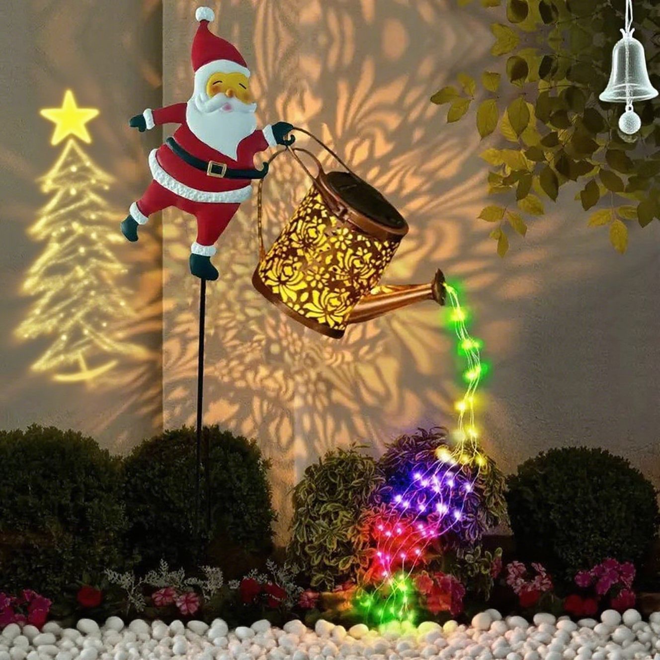 🎅Christmas Sale 50% OFF!!🎄50K+ SOLD! 🎁✨Christmas Solar Kettle Light & Lantern Garden Decor Collection💕