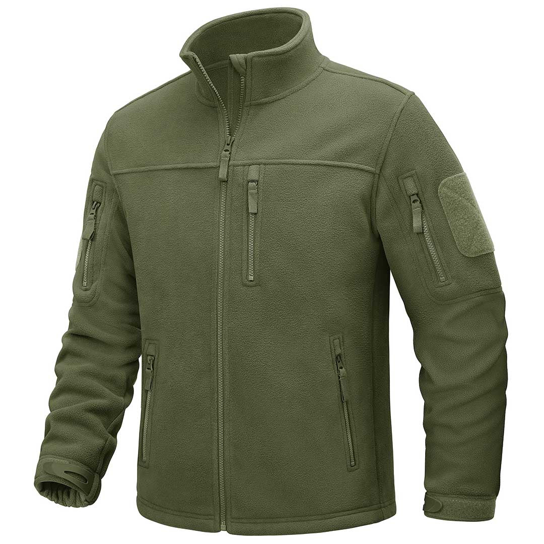 🔥LAST DAY 50% OFF🍂Men's Tactical Fleece Jackets Full Zip Coat with Multi Pockets
