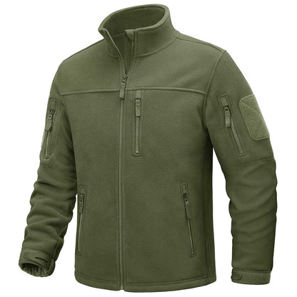 🔥LAST DAY 50% OFF🍂Men's Tactical Fleece Jackets Full Zip Coat with Multi Pockets