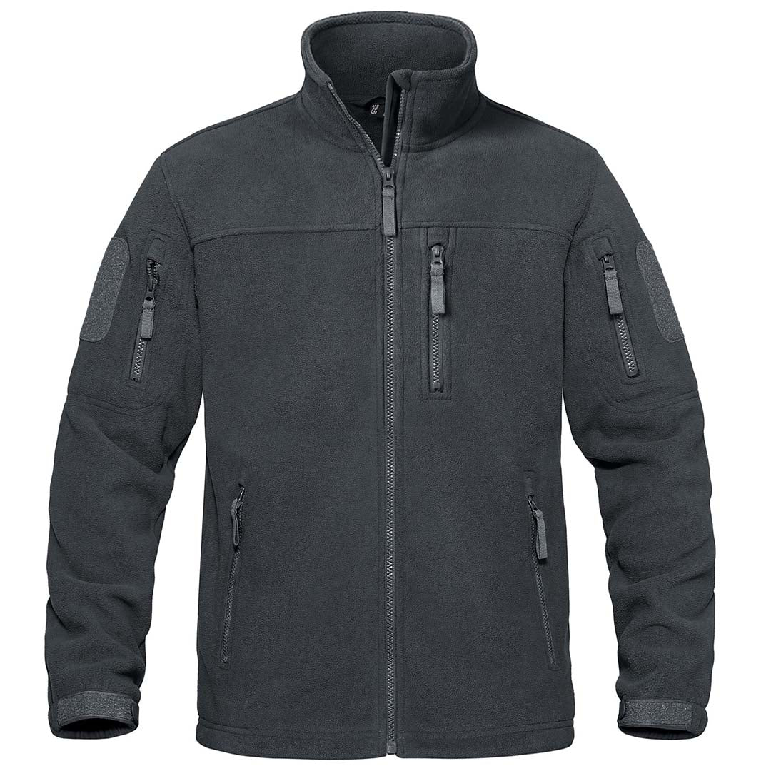 🔥LAST DAY 50% OFF🍂Men's Tactical Fleece Jackets Full Zip Coat with Multi Pockets