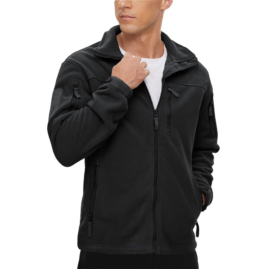 🔥LAST DAY 50% OFF🍂Men's Tactical Fleece Jackets Full Zip Coat with Multi Pockets
