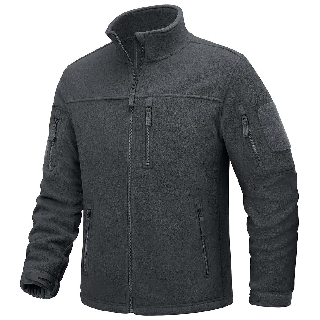 🔥LAST DAY 50% OFF🍂Men's Tactical Fleece Jackets Full Zip Coat with Multi Pockets