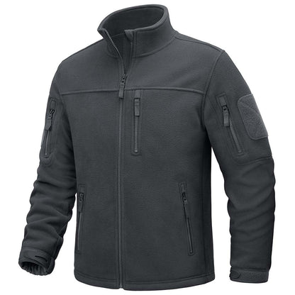 🔥LAST DAY 50% OFF🍂Men's Tactical Fleece Jackets Full Zip Coat with Multi Pockets