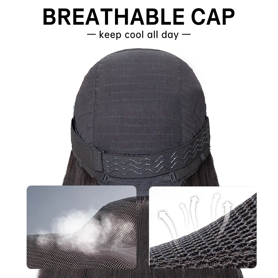 🔥Final 3 Hours: 69%OFF🔥 Glueless Butterfly Layered Wig Loose Wave 13x4 HD Lace Human Hair Wig